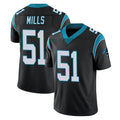 Johmsee C.Panthers #51 Sam Mills Player Black Vapor Untouchable Limited Game Stitched Jerseys