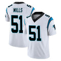 Johmsee C.Panthers #51 Sam Mills Player White Vapor Untouchable Limited Game Stitched Jerseys