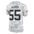 Johmsee C.Panthers #55 Devin Lloyd Player Arctic Camo Salute to Service Limited Game Stitched Jerseys