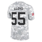 Johmsee C.Panthers #55 Devin Lloyd Player Arctic Camo Salute to Service Limited Game Stitched Jerseys