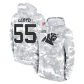 Johmsee C.Panthers #55 Devin Lloyd Player Arctic Camo Salute to Service Pullover Hoodies Limited Game Stitched Jerseys