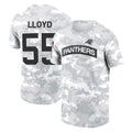 Johmsee C.Panthers #55 Devin Lloyd Player Arctic Camo Salute to Service T-Shirt Hoodies Stitched Jerseys