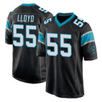 Johmsee C.Panthers #55 Devin Lloyd Player Black Game Stitched Jerseys