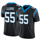 Johmsee C.Panthers #55 Devin Lloyd Player Black Vapor F.U.S.E. Limited Home Game Stitched Jerseys
