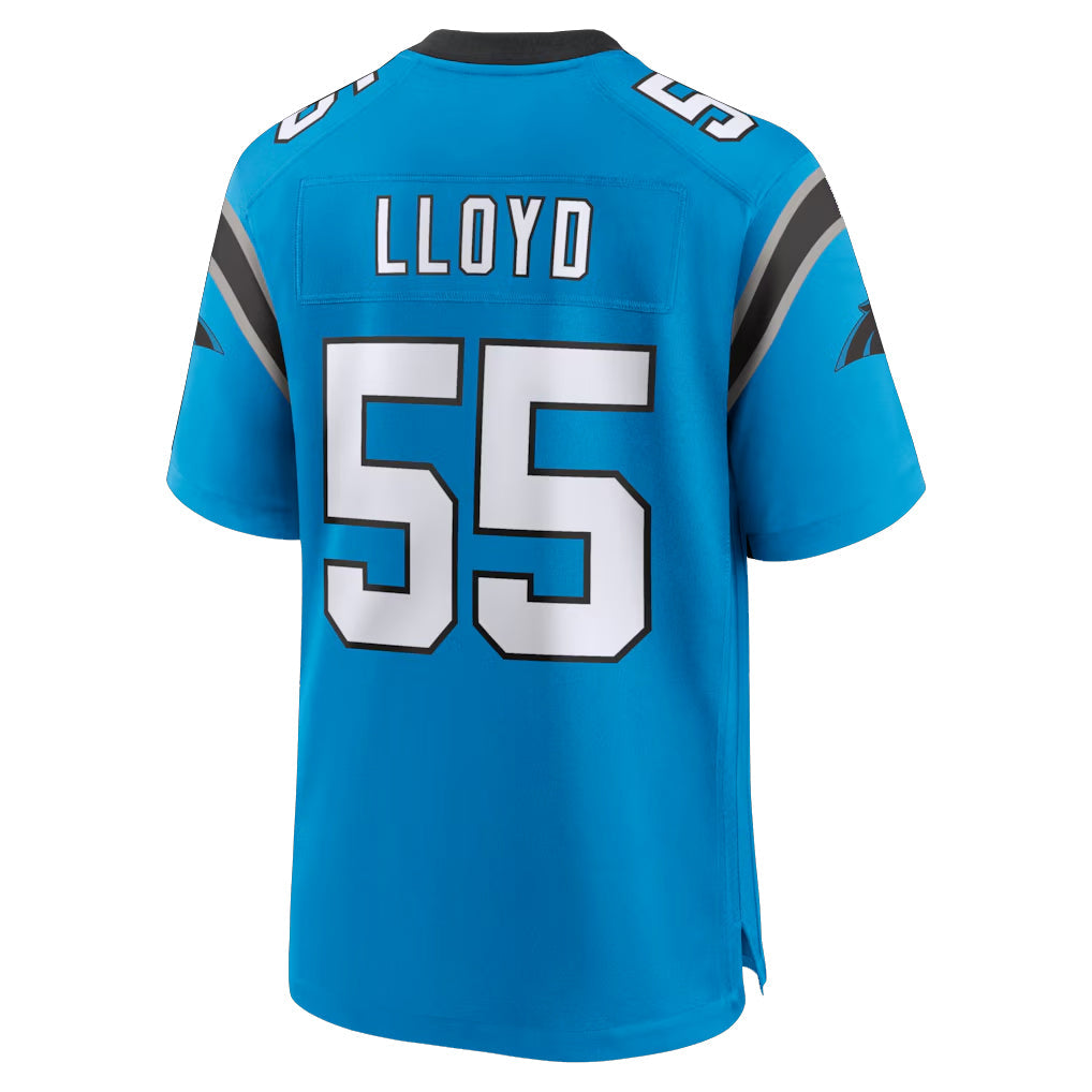 Johmsee C.Panthers #55 Devin Lloyd Player Blue Home Game Stitched Jerseys