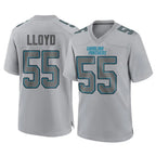 Johmsee C.Panthers #55 Devin Lloyd Player Gray Atmosphere Fashion Game Stitched Jerseys