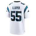 Johmsee C.Panthers #55 Devin Lloyd Player White Home Game Stitched Jerseys