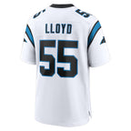 Johmsee C.Panthers #55 Devin Lloyd Player White Home Game Stitched Jerseys