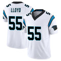 Johmsee C.Panthers #55 Devin Lloyd Player White Vapor F.U.S.E. Limited Home Game Stitched Jerseys