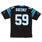 Johmsee C.Panthers #59 Luke Kuechly Mitchell & Ness Black 2013 Legacy Throwback Replica Jersey
