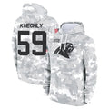 Johmsee C.Panthers #59 Luke Kuechly Player Arctic Camo Salute to Service Hoodies Stitched Jerseys