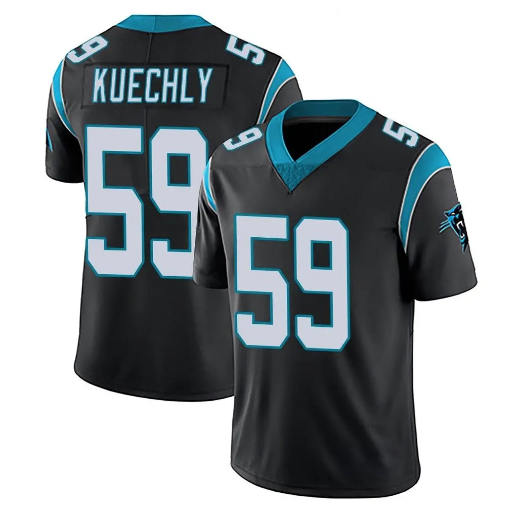 Johmsee C.Panthers #59 Luke Kuechly Player Black Vapor Untouchable Limited Game Stitched Jerseys