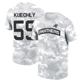 Johmsee C.Panthers #59 Luke Kuechly Player Salute to Service Hoodies & T-Shirts Stitched Jerseys