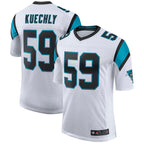 Johmsee C.Panthers #59 Luke Kuechly Player White Classic Limited Stitched Jerseys