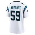 Johmsee C.Panthers #59 Luke Kuechly Player White Home Game Stitched Jerseys