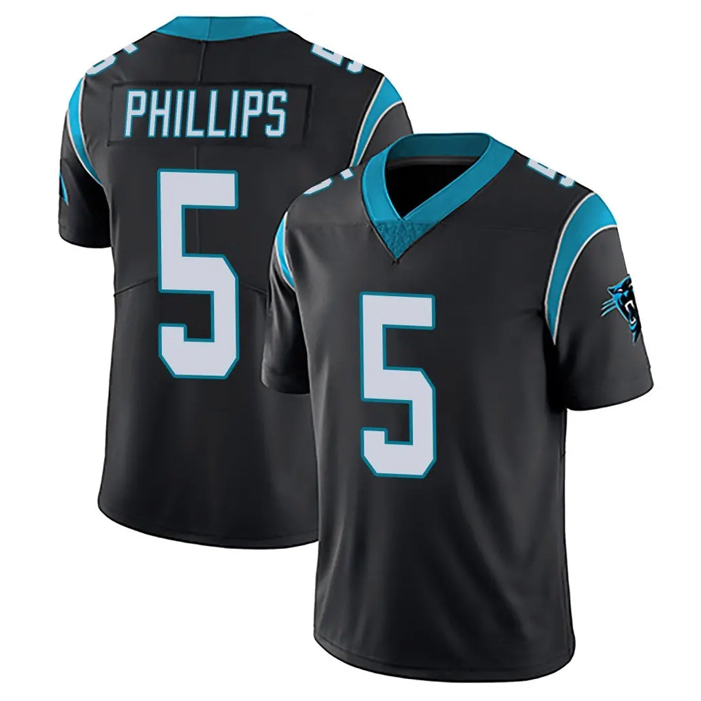 Johmsee C.Panthers #5 Jaelan Phillips Player Black Vapor Untouchable Limited Game Stitched Jerseys