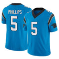 Johmsee C.Panthers #5 Jaelan Phillips Player Blue Vapor F.U.S.E. Limited Home Game Stitched Jerseys