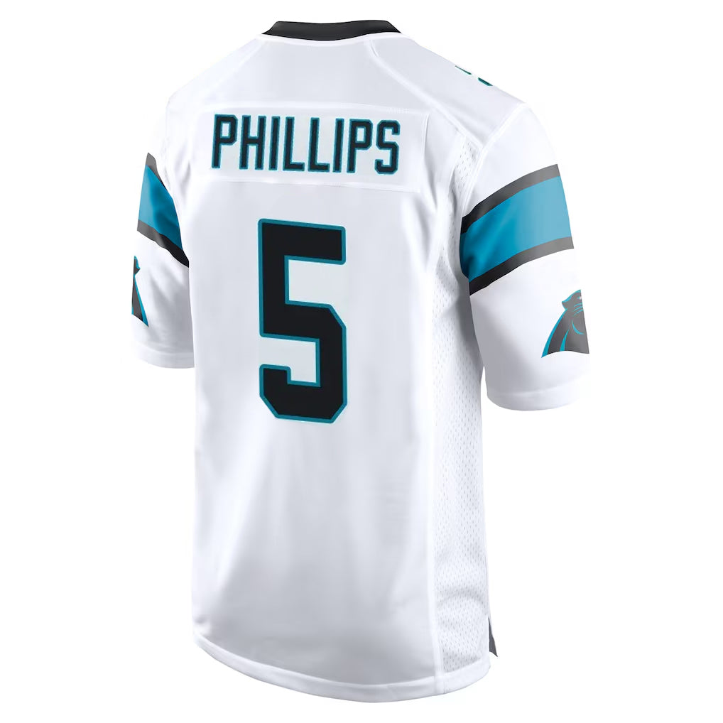 Johmsee C.Panthers #5 Jaelan Phillips Player White Game Stitched Jerseys