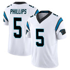Johmsee C.Panthers #5 Jaelan Phillips Player White Vapor F.U.S.E. Limited Home Game Stitched Jerseys