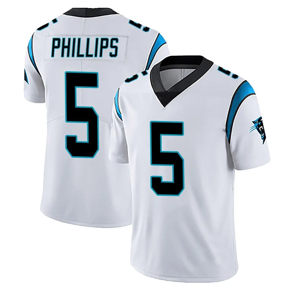 Johmsee C.Panthers #5 Jaelan Phillips Player White Vapor Untouchable Limited Game Stitched Jerseys
