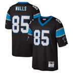 Johmsee C.Panthers #85 Wesley Walls Player Black Mitchell & Ness Legacy Replica Stitched Jerseys