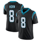 Johmsee C.Panthers #8 Jaycee Horn Player Black Vapor Untouchable Limited Game Stitched Jerseys