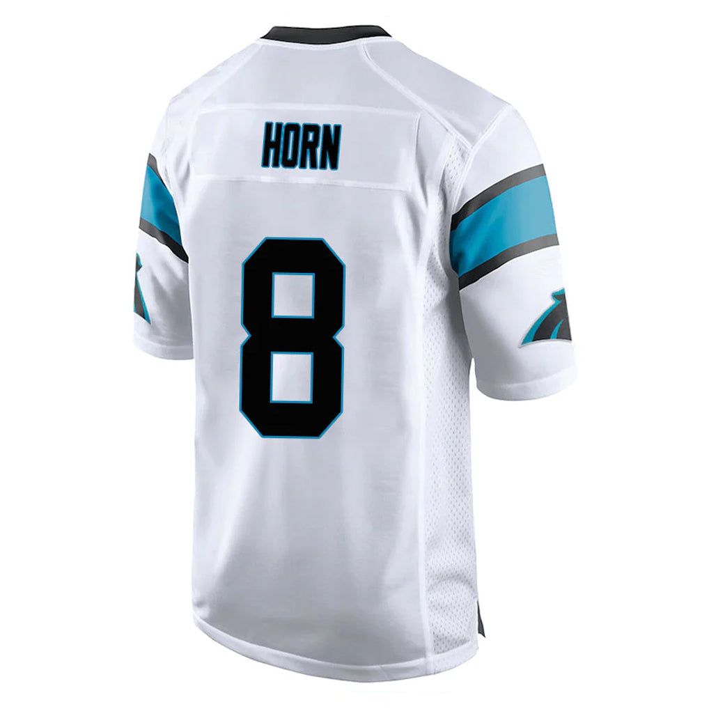 Johmsee C.Panthers #8 Jaycee Horn Player White Game Stitched Jerseys