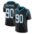 Johmsee C.Panthers #90 Julius Peppers Player Black Vapor Untouchable Limited Game Stitched Jerseys