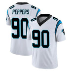Johmsee C.Panthers #90 Julius Peppers Player White Vapor Untouchable Limited Game Stitched Jerseys