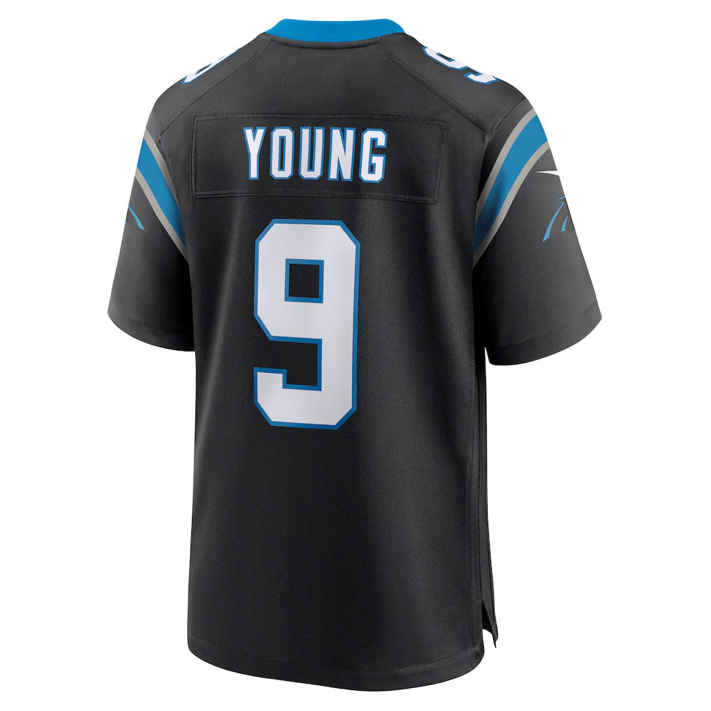 Johmsee C.Panthers #9 Bryce Young Black Team Game Stitched Jerseys
