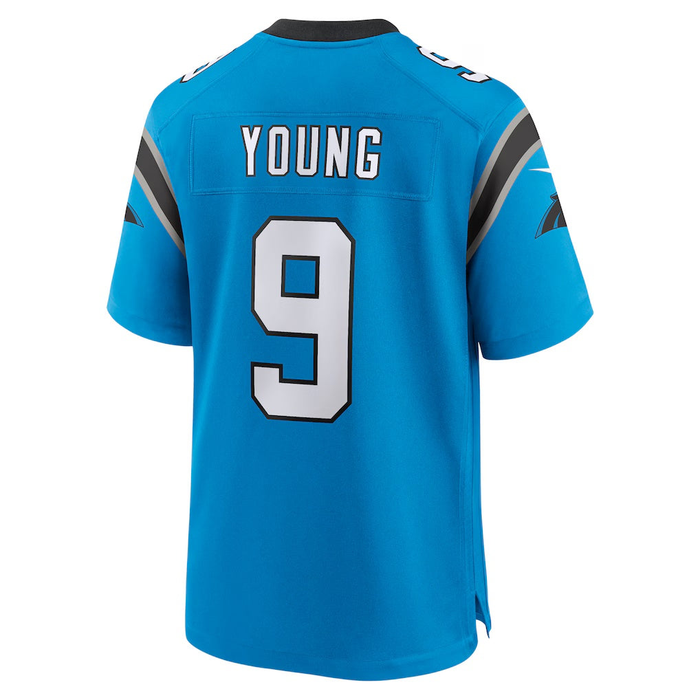 Johmsee C.Panthers #9 Bryce Young Blue Alternate Game Stitched Jerseys