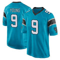 Johmsee C.Panthers #9 Bryce Young Player Blue Game Stitched Jerseys