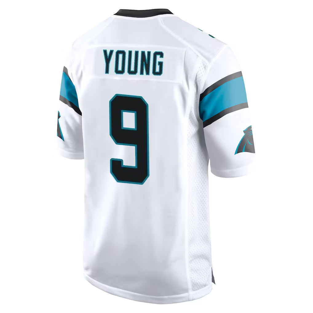 Johmsee C.Panthers #9 Bryce Young Player White Game Stitched Jerseys
