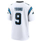 C.Panthers #9 Bryce Young White Game Stitched American Football Jerseys