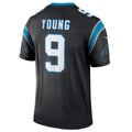 Johmsee C.Panthers #9 Bryce Young Black Legend Jersey American Stitched Jersey
