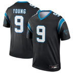 Johmsee C.Panthers #9 Bryce Young Black Legend Jersey American Stitched Jerseys