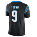 JohmseeC.Panthers #9 Bryce Young Black Vapor F.U.S.E. Limited Jersey American Stitched  Jerseys