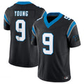 Johmsee C.Panthers #9 Bryce Young Black Vapor F.U.S.E. Limited Jersey American Stitched Jerseys