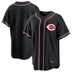 Johmsee C.Reds Black Fashion Out Home Game Blank Player Stitched Jerseys