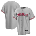 Johmsee C.Reds Gray Home Game Blank Player Stitched Jerseys