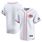 Johmsee C.Reds White Home Limited Blank Player Stitched Jerseys