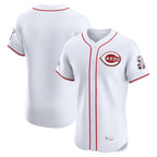 Johmsee C.Reds White Limited Elite Home Blank Player Stitched Jerseys