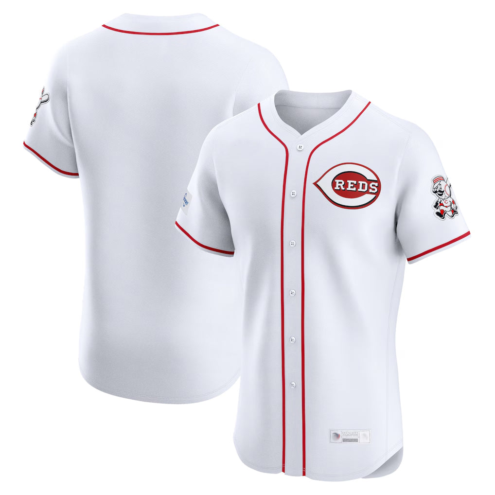 Johmsee C.Reds White Limited Elite Home Blank Player Stitched Jerseys