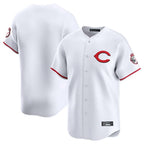 Johmsee C.Reds White Limited Home Blank Player Stitched Jerseys