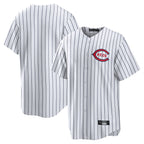 Johmsee C.Reds White Stripe Field of Dreams Game Home Blank Player Stitched Jerseys
