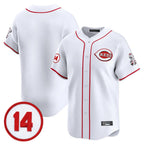 Johmsee C.Reds White Vapor Premier Limited Home Blank Player Stitched Jerseys