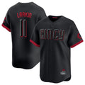 Johmsee C.Reds #11 Barry Larkin Player Black City Connect Home Limited Stitched Jerseys