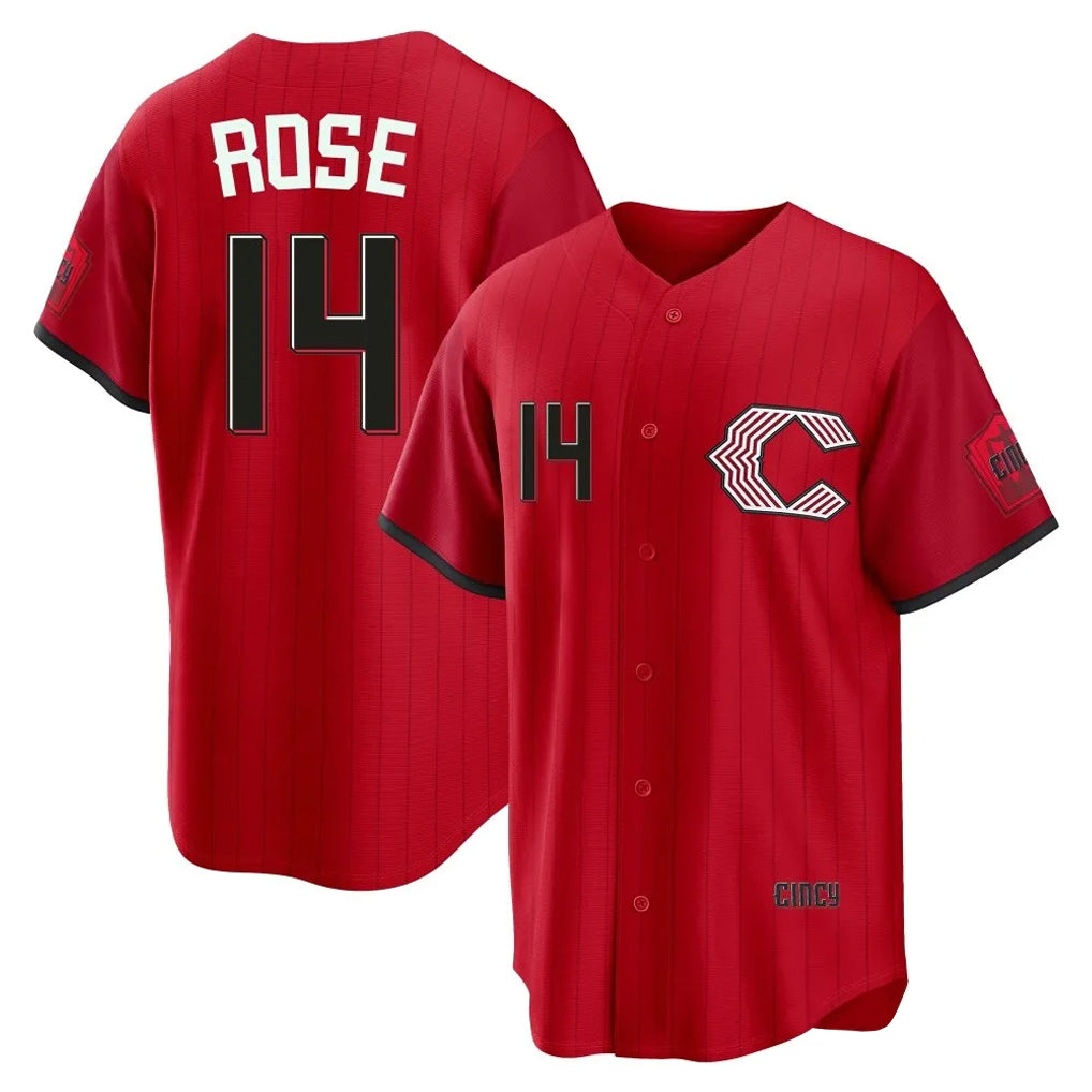 Johmsee C.Reds #14 Pete Rose Player Red 2026 City Connect Home Game Stitched Jerseys