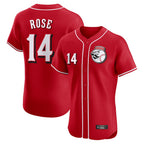 Johmsee C.Reds #14 Pete Rose Player Red Limited Elite Home Game Stitched Jerseys