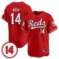 Johmsee C.Reds #14 Pete Rose Player Red Vapor Premier Limited Home Stitched Jerseys